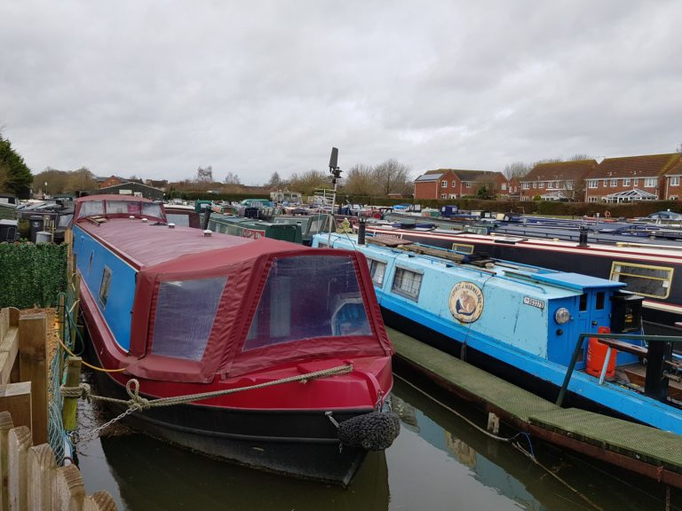 Devizes Marina village boats 768x576