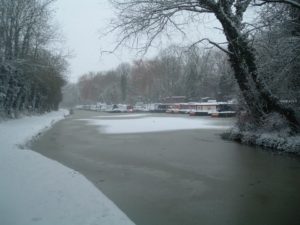 barge moorings snow 300x225