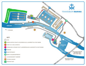 tewkesbury marina map 300x230