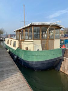 dutch barge in bristol 2 225x300