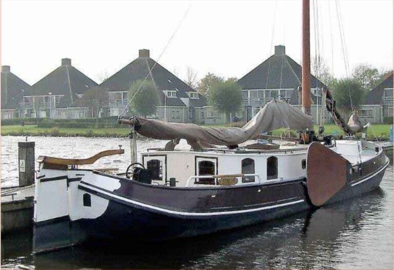 1907 50ft Dutch Barge Tjalk For Sale 1 768x527
