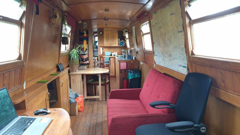 57ft cruiser narrowboat for sale 1 768x432