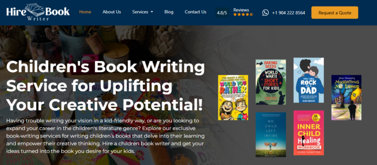 children book writing service 768x337