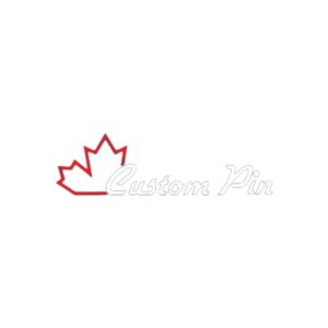 logo custom pin canada  white 300x300